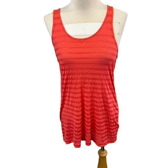 🌿4/$35🌿 H&M Pink Stripe‎ Two-Tone Tank Top (4) - Picture 8 of 8